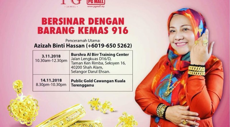 Bersinar Dengan Barang Kemas 916